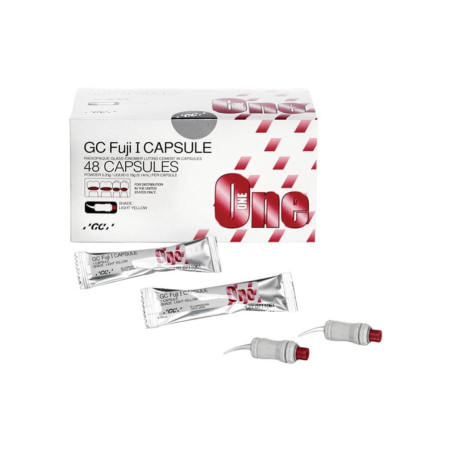 GC Fuji I Glass Ionomer Luting Cement Capsules, Light Yellow, 48/Pk, 425095 thumbnail 14