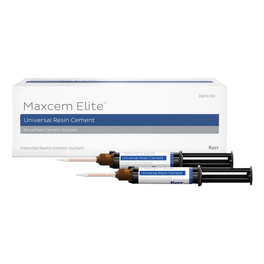 Maxcem Elite Universal Resin Cement, Individual Shade Refill, White Opaque, 5 g Dual Syringes, 2/Pk, 33874 thumbnail 22