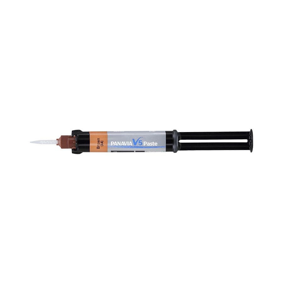 Panavia V5 Dual-Cure Universal Resin Cement, Paste, Brown (A4), 4.6 ml Syringe with 20 Mixing Tips, 1/Pk, 3613KA thumbnail 7
