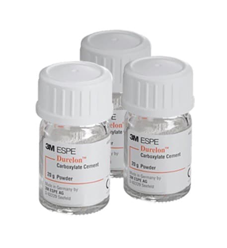 Durelon Carboxylate Luting Cement, Regular Set, Powder Triple Pack, 20 g, 3/Pk, 38236 thumbnail 6