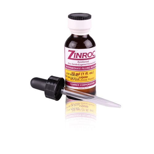 Temrex Zinroc Intermediate Filling Material & Cement Liquid, 30 mL (1 oz), Ref 410 thumbnail 3