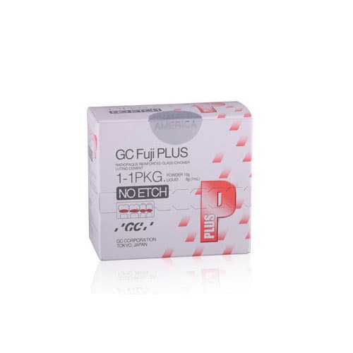 GC Fuji PLUS Resin-Reinforced Glass Ionomer Luting Cement, Powder/Liquid 1:1 No-Etch Package, 15 g Powder & 7 mL Liquid, 431101 thumbnail 14