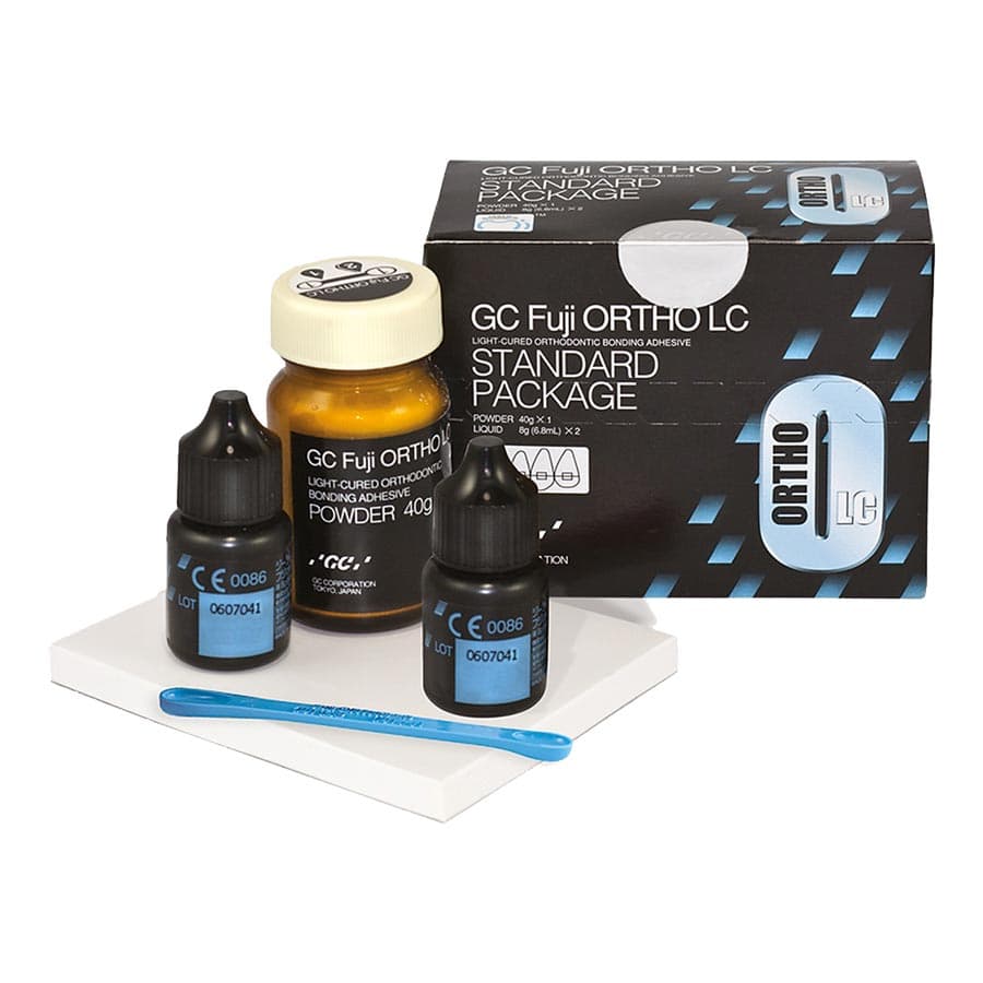 GC Fuji Ortho LC Light-Cured Resin-Reinforced Glass Ionomer Orthodontic Cement, Standard Package, Powder/Liquid, 1/Pk, 439403 thumbnail 12