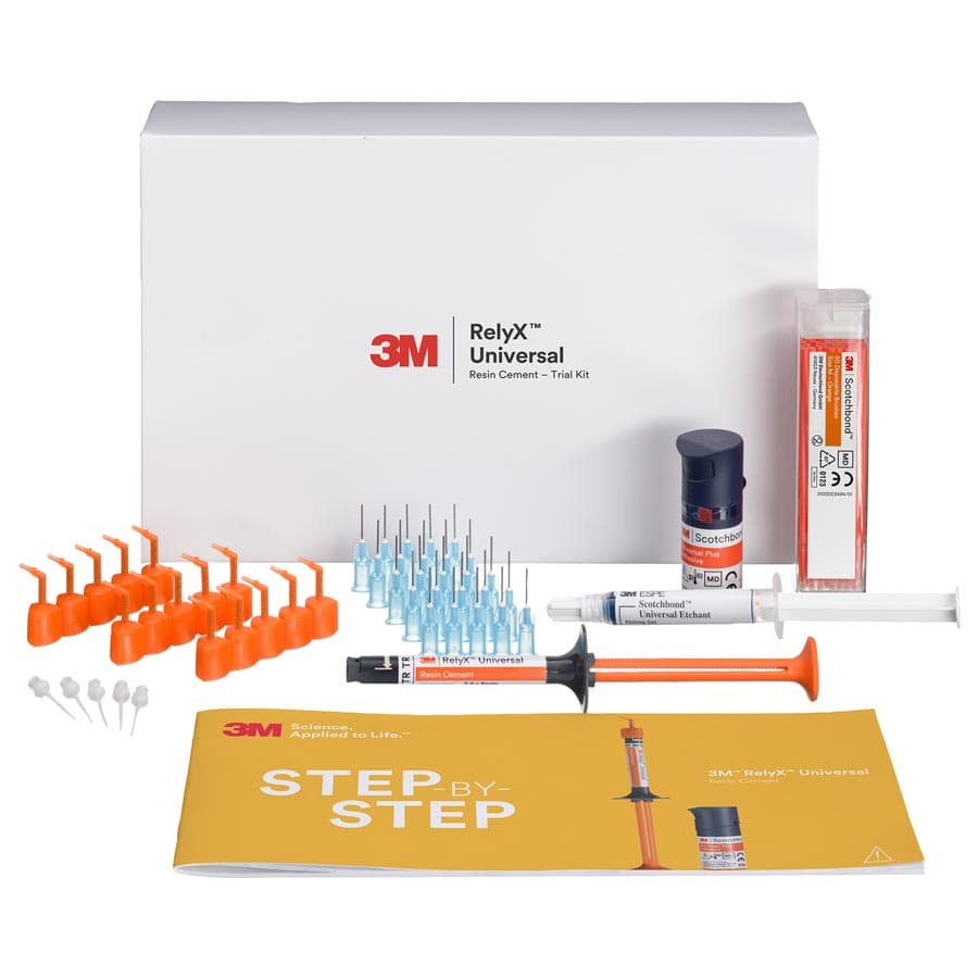 3M RelyX Universal Resin Cement Trial Kit, Translucent (TR), Dual-Cure, 3.4g Syringe, 56969 thumbnail 30