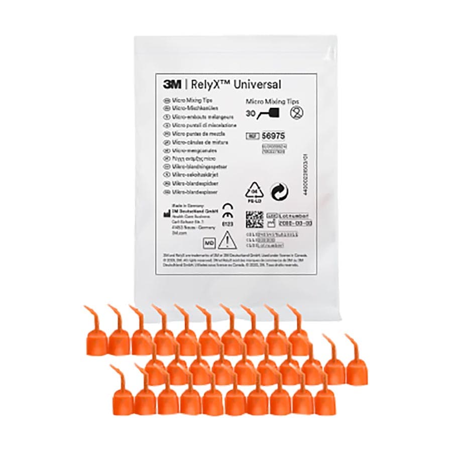 3M RelyX Universal Resin Cement Micro Mixing Tips, Orange, 30/Pk, 56975 thumbnail 13