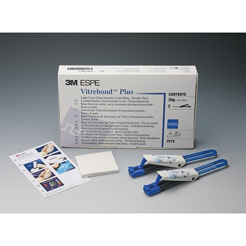 3M Vitrebond Plus Light-Cure Glass Ionomer Liner/Base Double Pack Refill, 2 x 10 g Clicker Dispensers, 7572 thumbnail 15