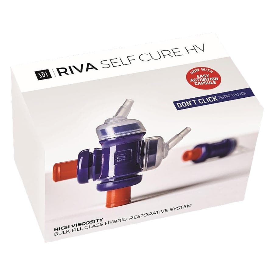 Riva Self Cure HV Glass Ionomer Restorative Capsules, Shade A1, 50/Box, 8630001 thumbnail 10
