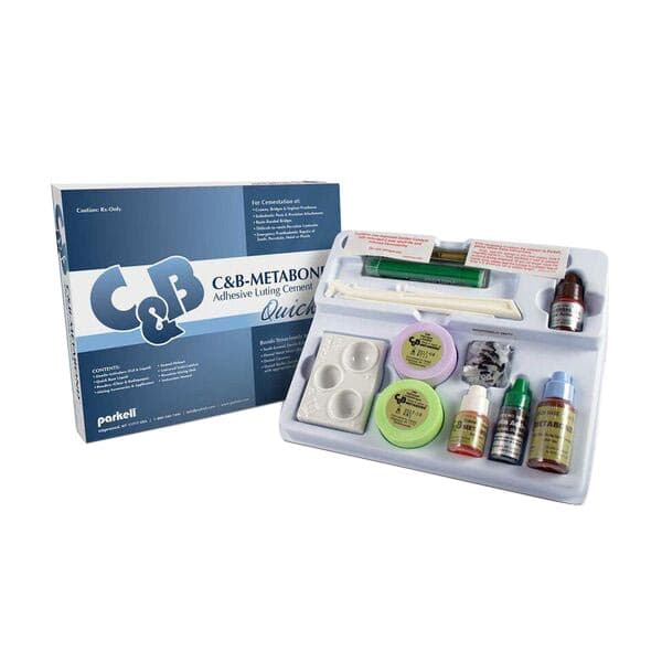 Parkell C&B-Metabond Quick! Adhesive Resin Cement Complete Kit, Self-Cure, Radiopaque & Clear, S380 thumbnail 22
