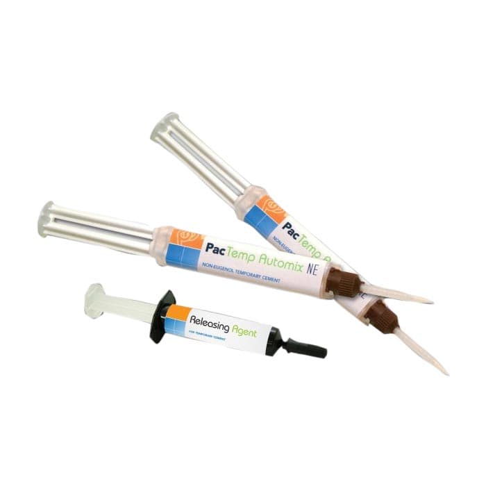 PacTemp Automix NE Non-Eugenol Temporary Cement Kit, 6 g Syringe with 15 Mixing Tips and 1 g Releasing Agent, PD-130 thumbnail 20