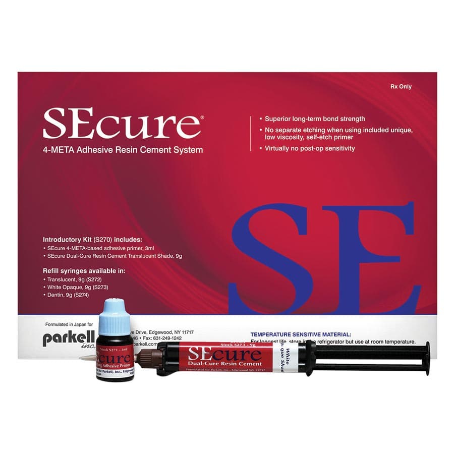 SEcure Adhesive Resin Cement System, Introductory Kit, Translucent, S270 thumbnail 15