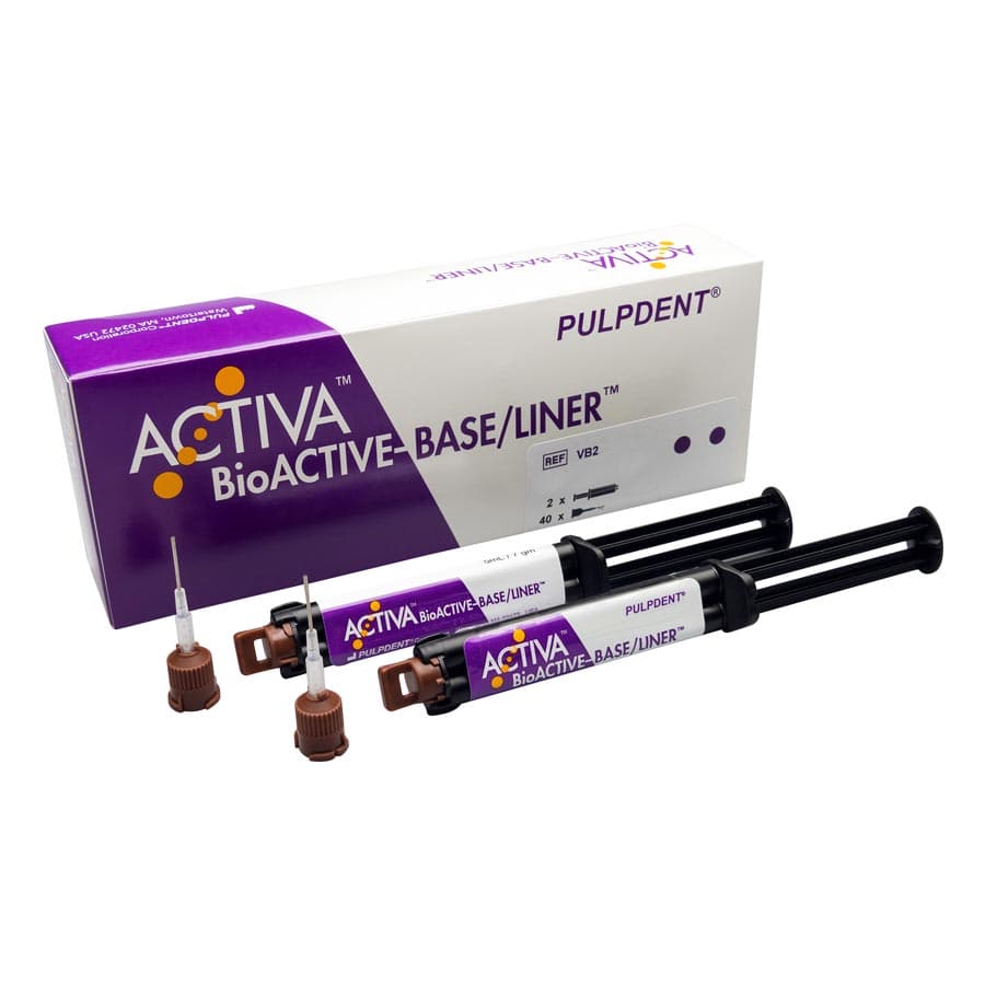 Activa BioACTIVE Base/Liner Value Pack, 2 x 5 ml/7 g Syringes + 40 Automix Tips, VB2 thumbnail 17