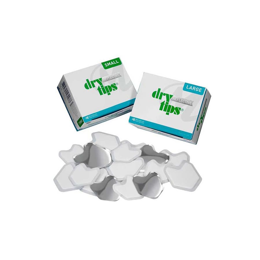 Reflective DryTips Saliva Absorbent Tips, Small, Silver, 50/Box, 291727 thumbnail 10