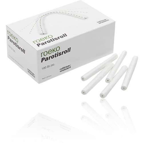 Roeko Parotisroll #3 Dental Cotton Rolls, Non-Sterile, with Plastic Rod, 3/8" x 4", 100/Box, 160003 thumbnail 7