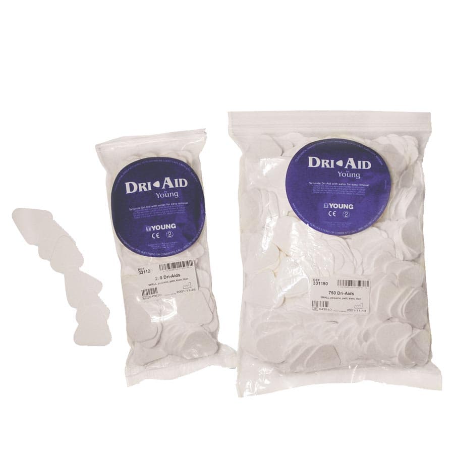 Dri-Aid Cotton Roll Substitute Wafers, Small, White, 750/Pack, 331190 thumbnail 5