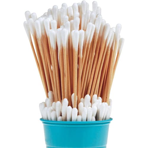 Crosstex Premium Cotton Tipped Applicators, 6", Non-Sterile, Wood Shaft, 1000/Pk, H6C thumbnail 9