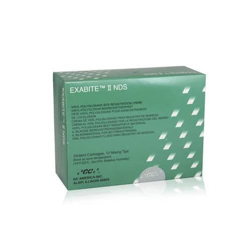 Exabite II NDS VPS Bite Registration Creme, Fast Set, Aqua, 48 ml Cartridge Refill Package, 8/Pk, 132418 thumbnail 15