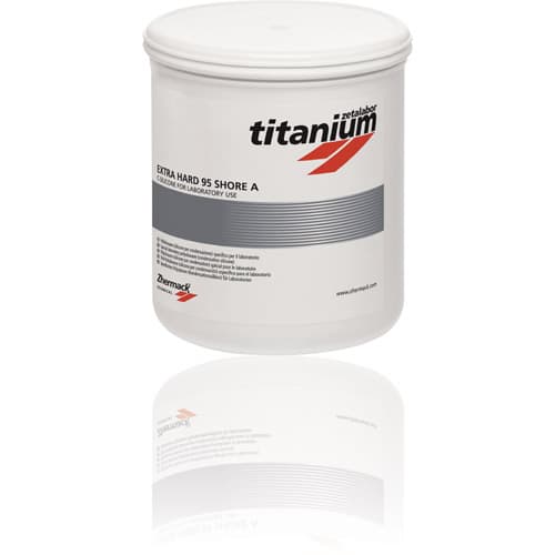 Zhermack Titanium Zetalabor Putty Hard White, Condensation Silicone, 2.6 kg, C400605 thumbnail 3