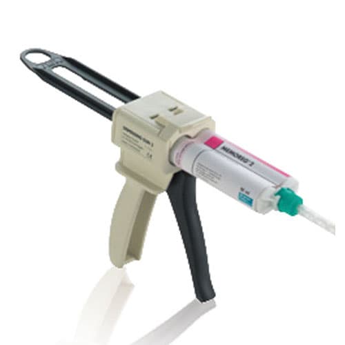 Memoreg 2 Bite Registration Material, Opaque Pink, Fast Set, 2 x 50 mL Cartridges with 12 Mixing Tips, 50035517 thumbnail 5