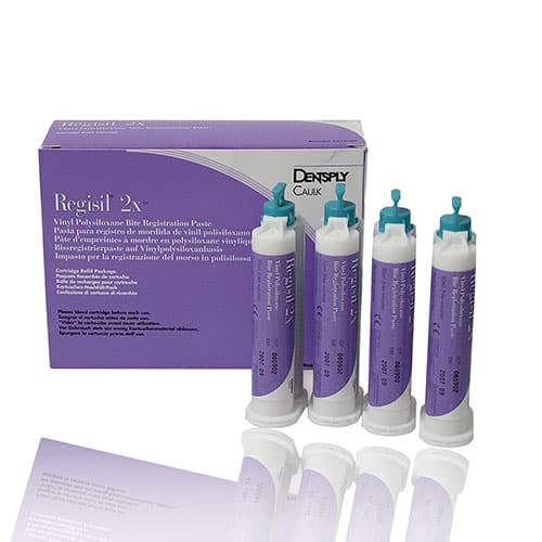 Regisil 2X VPS Bite Registration Material, Regular Set, Purple/Teal, 50 mL Cartridge Refill Pack, 4/Pk, 619500 thumbnail 17