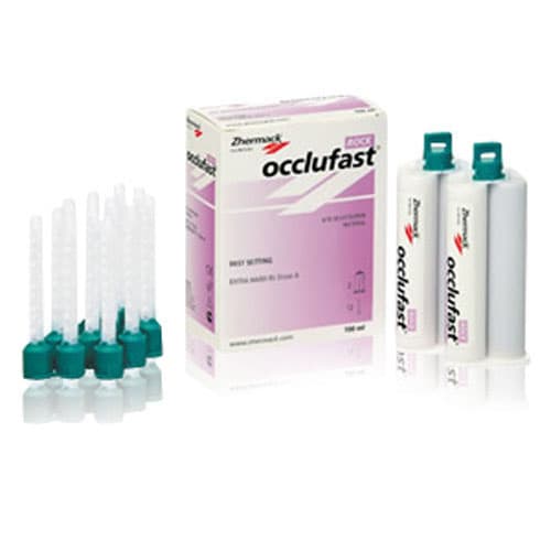 Occlufast Rock VPS Bite Registration Material, Fast Set, 2 x 50 mL Cartridges with 12 Mixing Tips, C200726 thumbnail 10