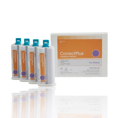 Correct Plus Hydrophilic VPS Impression Material, Tray, Regular Set, Unflavored, 50 ml Cartridges, 32/Pk, Q34JC thumbnail 6