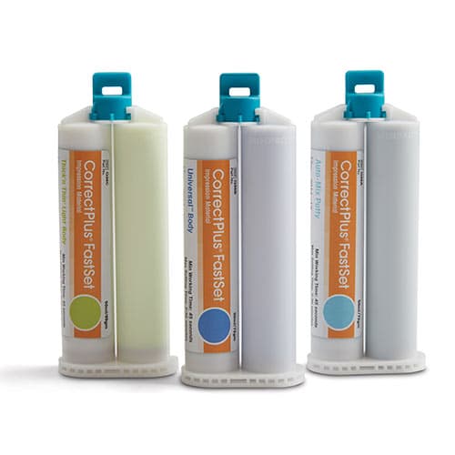 Correct Plus Hydrophilic VPS Impression Material, Automix Putty, Fast Set, 50 mL Cartridges, 4/Pack, Q36A thumbnail 6