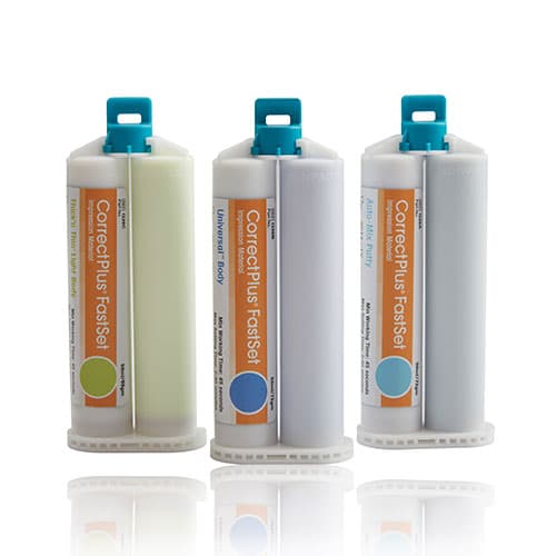 Correct Plus Hydrophilic VPS Impression Material, Universal Body, Fast Set, 50 mL Cartridges, 4/Pack, Q36B thumbnail 6