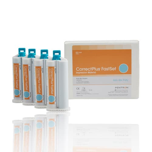 Correct Plus Fast Set Thick-n-Thin Light Body Hydrophilic VPS Impression Material, 50 mL Cartridges, 32/Pack, Q36CC thumbnail 5