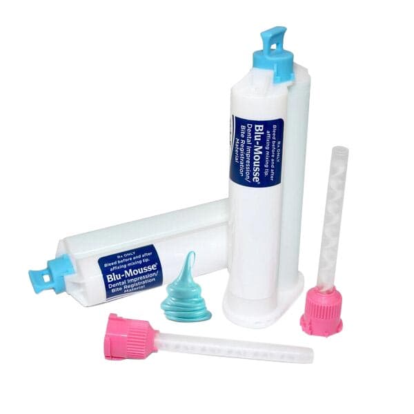 Blu-Mousse Classic VPS Bite Registration Material, Scent-Free, 2-Minute Set, 50 ml Split Cartridges, 2/Pk, S438S thumbnail 10