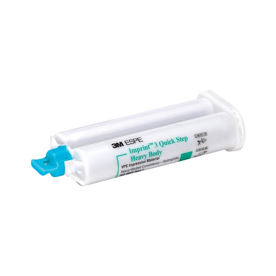 3M Imprint 3 Quick Step Heavy Body VPS Impression Material Refill, 50 mL Cartridges, 4/Pk with Mixing Tips, 10971 thumbnail 5