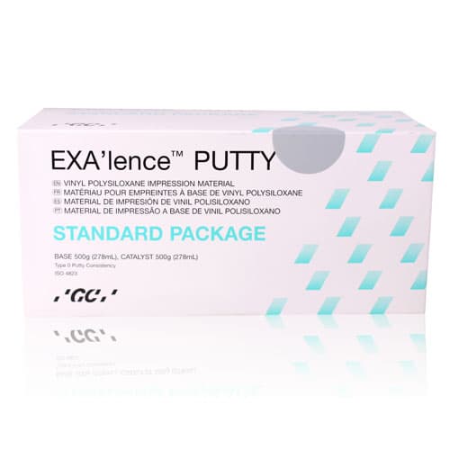 EXA'lence VPES Impression Material, Putty, Standard Pack, 278 mL Base & 278 mL Catalyst, 137805 thumbnail 6