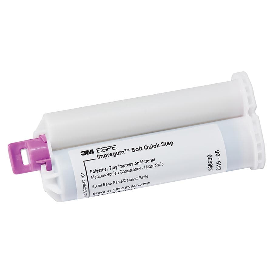 3M Impregum Soft Quick Step Light Body Polyether Impression Material Refill, 50 mL Cartridges, 4/Pk, 31767 thumbnail 6