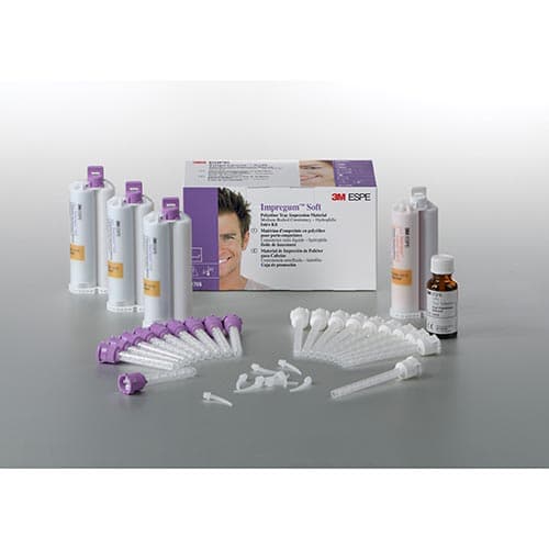 3M Impregum Soft Garant Polyether Impression Material Tray Intro Kit, Medium & Light Body, 50 mL Cartridges, 31786 thumbnail 6