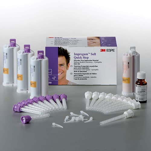 3M Impregum Garant Soft Quick Step Tray Impression Material Intro Kit, Medium & Light Bodied Polyether, Quick Set, 31789 thumbnail 5