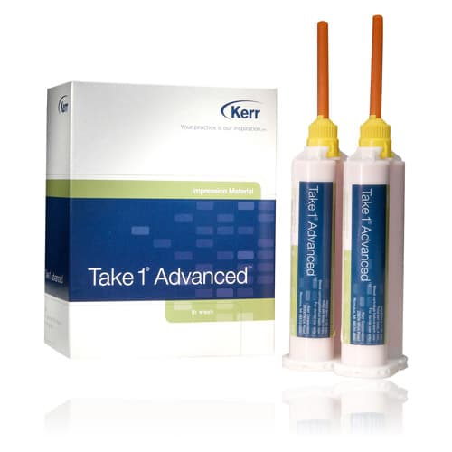 Kerr Take 1 Advanced VPS Impression Material, Tray Body Wash, Super Fast Set, Dark Blue, 50 ml Cartridges, 2/Pk, 33967 thumbnail 11