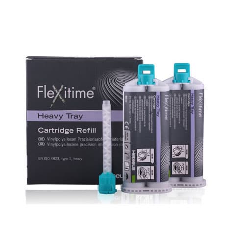 Flexitime VPS Precision Impression Material, Heavy Tray, 50 ml Automix Cartridge Refill, 2/Pk, 50034804 thumbnail 11