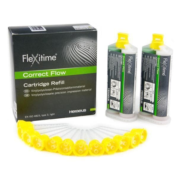 Kulzer Flexitime VPS Impression Material, Correct Flow (Wash), 50 mL Automix Cartridges, Refill, 2/Pk, 50034806 thumbnail 5