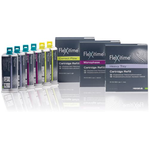 Flexitime VPS Precision Impression Material, Monophase, 50 ml Automix Cartridge Refill, 2/Pk with Mixing Tips, 50034811 thumbnail 10