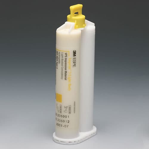 Paradigm VPS Impression Material, Light Body, Regular Set, Yellow, 50 ml Cartridge Refill, 2/Pack, 5311 thumbnail 6