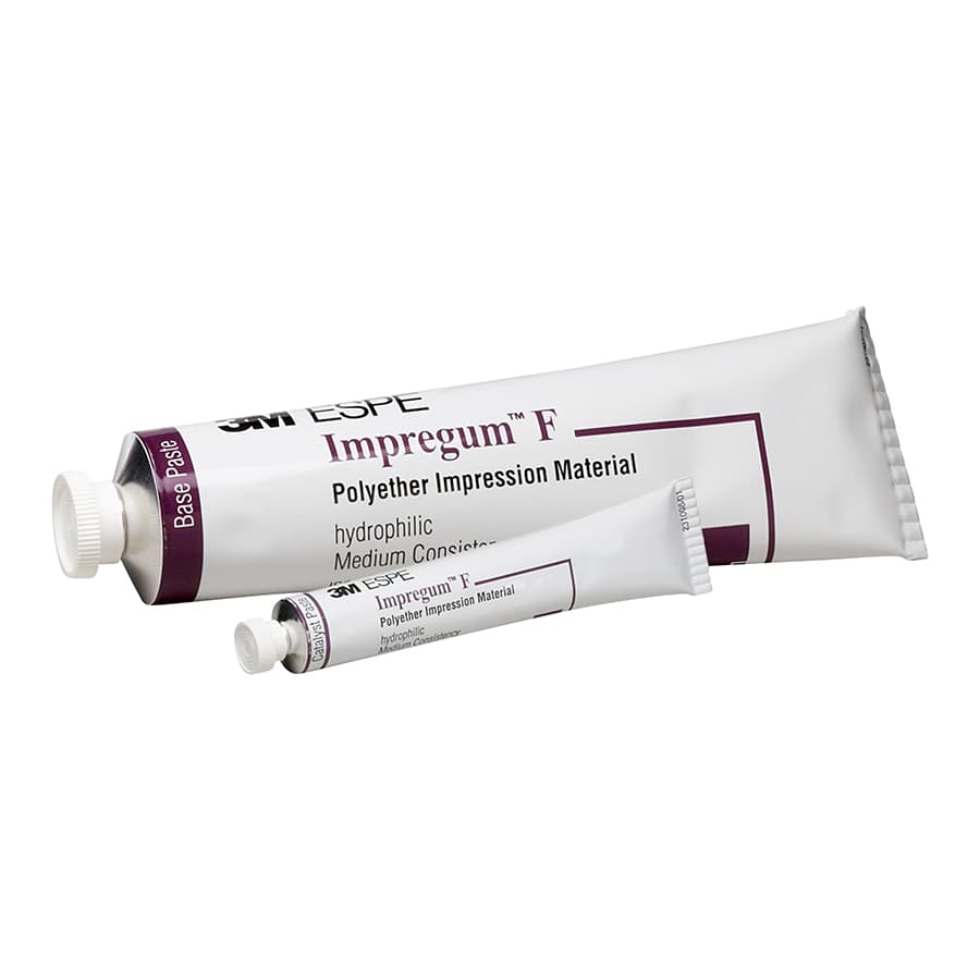 3M Impregum F Polyether Impression Material, Medium Body, Hand Mix, Double Pack, 2 x 120 mL Base Tubes, 2 x 15 mL Catalyst Tubes, 1 Mixing Pad, 31712 thumbnail 9