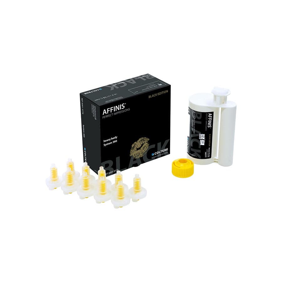 Affinis Black Edition Heavy Body Impression Material Refill Kit, 2 x 380 ml Cartridges, 60019776 thumbnail 5
