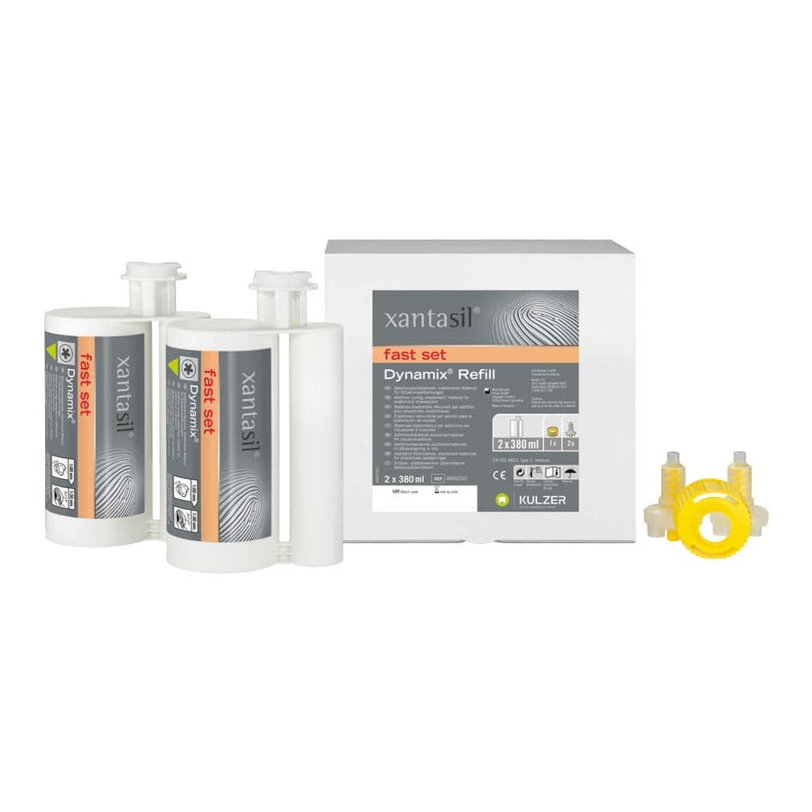 Kulzer Xantasil Dynamix Fast Set Alginate Substitute Impression Material, 380 mL Cartridge Refill, 2/Pk, 66052101 thumbnail 6