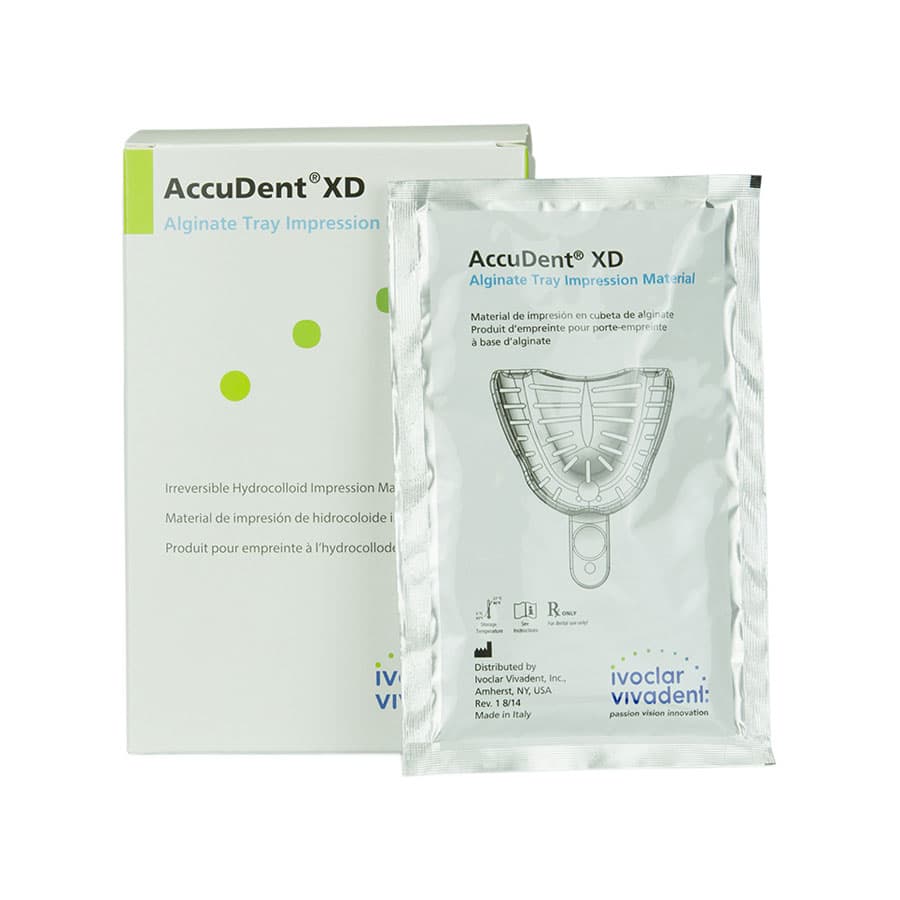 AccuDent XD Alginate Tray Impression Material, Color-Changing, Blue, 24 g Packets, 12/Pk, 673471 thumbnail 4