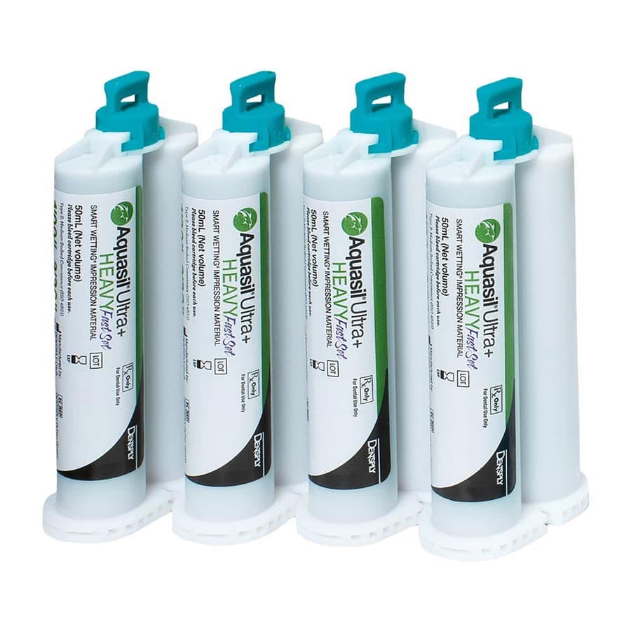 Aquasil Ultra+ Smart Wetting VPS Impression Material, Medium Body, Regular Set, 50 ml Cartridge, Mint, Purple, 24/Pk, 678602 thumbnail 8