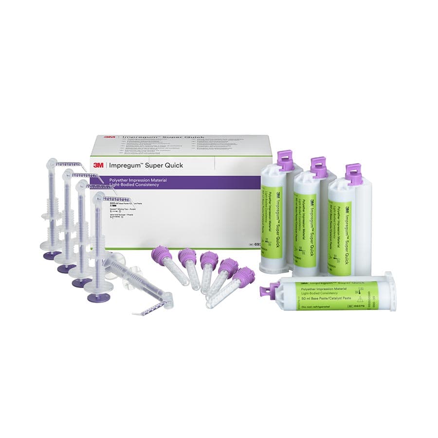 3M Impregum Super Quick Polyether Impression Material, Light Body Refill, 50 mL Cartridges, 4/Pk, 69379 thumbnail 6