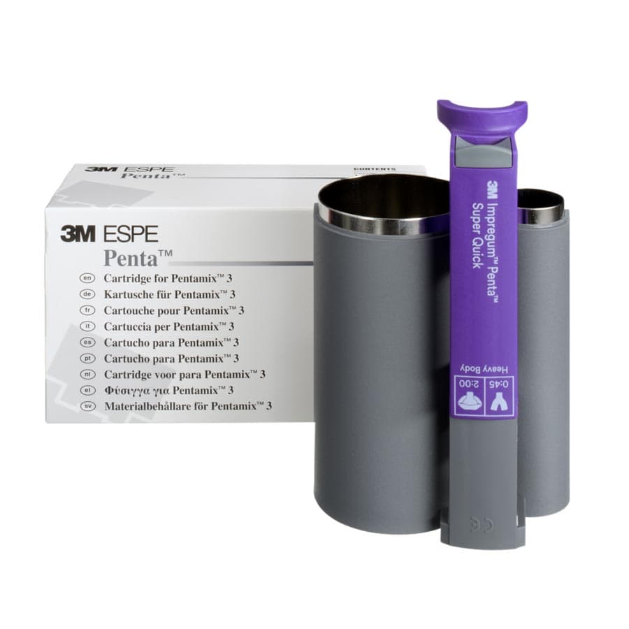 3M Impregum Penta Super Quick Heavy Body Polyether Impression Material Cartridge, 50 ml, for Pentamix 3, 69401 thumbnail 5