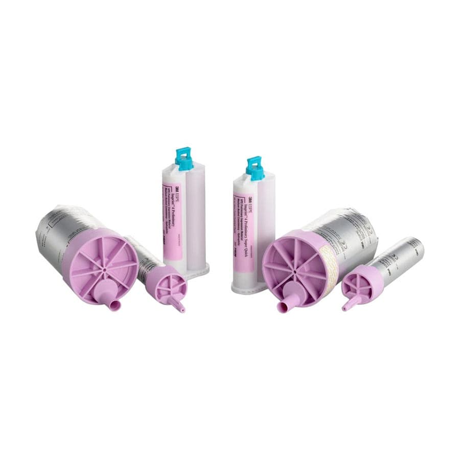 3M Imprint 4 Preliminary Penta Super Quick VPS Impression Material Refill, Pink, 2 x 300 mL Base Paste + 2 x 60 mL Catalyst, 71522 thumbnail 10