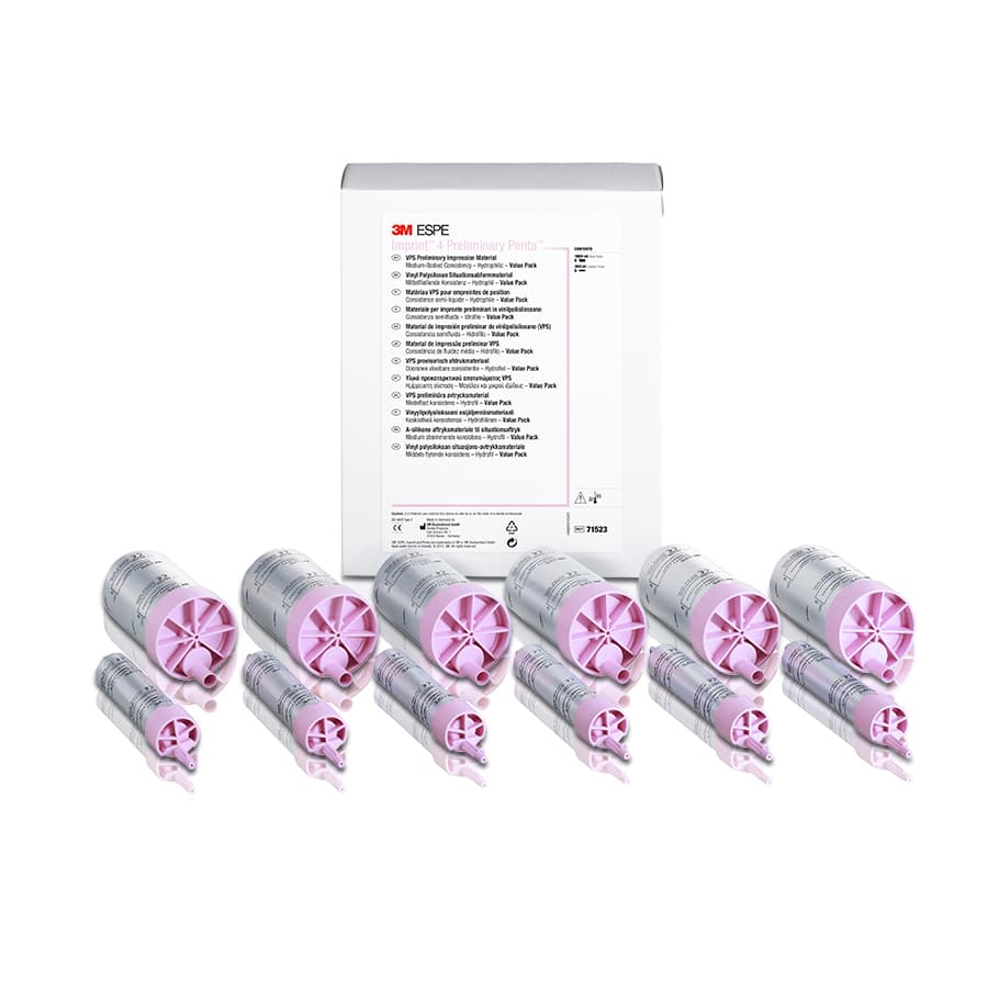 3M Imprint 4 Preliminary Penta Super Quick VPS Impression Material Value Refill, 6 x 300 mL Base Paste + 6 x 60 mL Catalyst, 71524 thumbnail 10
