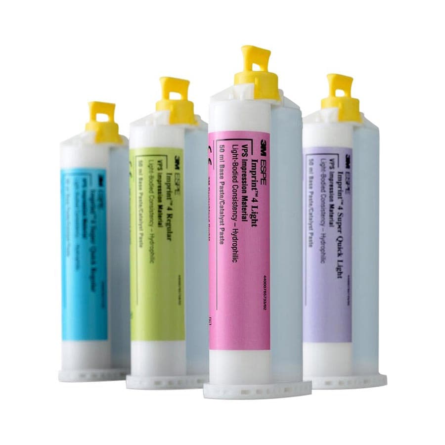 3M Imprint 4 Super Quick Heavy Body VPS Impression Material, Economy Pack, 50 ml Cartridges, 10/Pk, Yellow, 71532 thumbnail 6