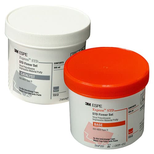 3M Express STD VPS Impression Material Putty, Regular Set, Heavy Body, 2 Jars (Base + Catalyst), 305 mL Each, 7312 thumbnail 10